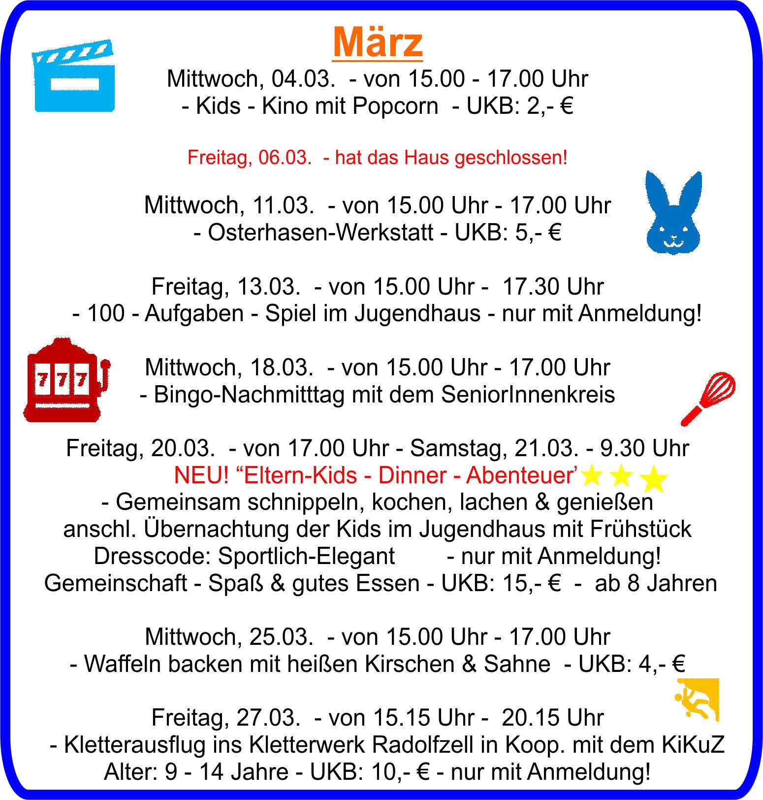 Programm M�rz 2026