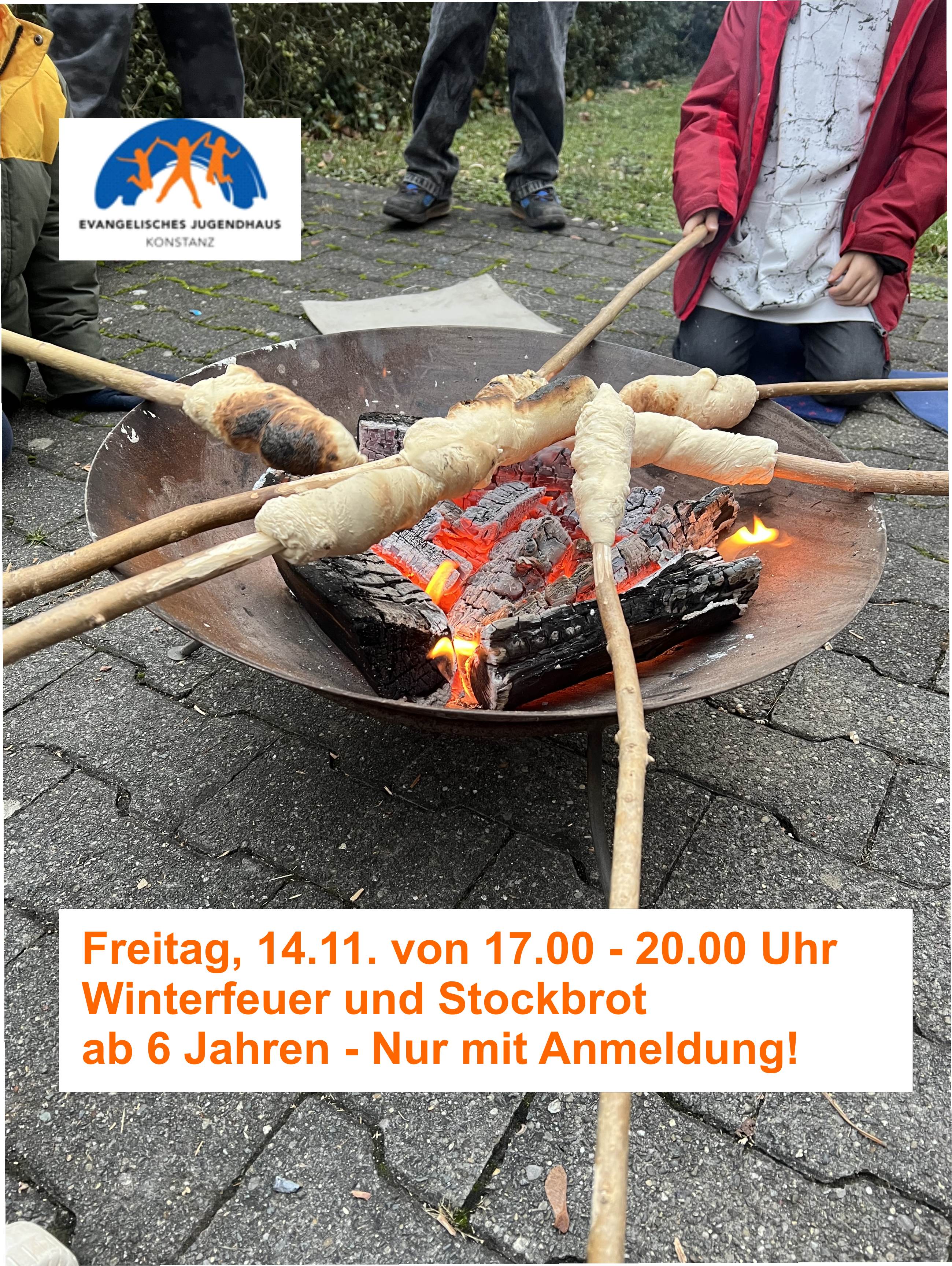 Winterfeuer und Stockbrot Nov